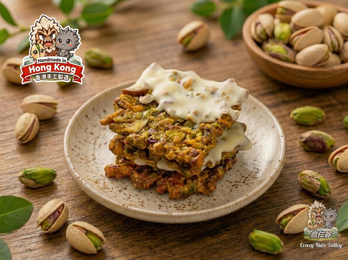 White Chocolate Pistachio Crisp
